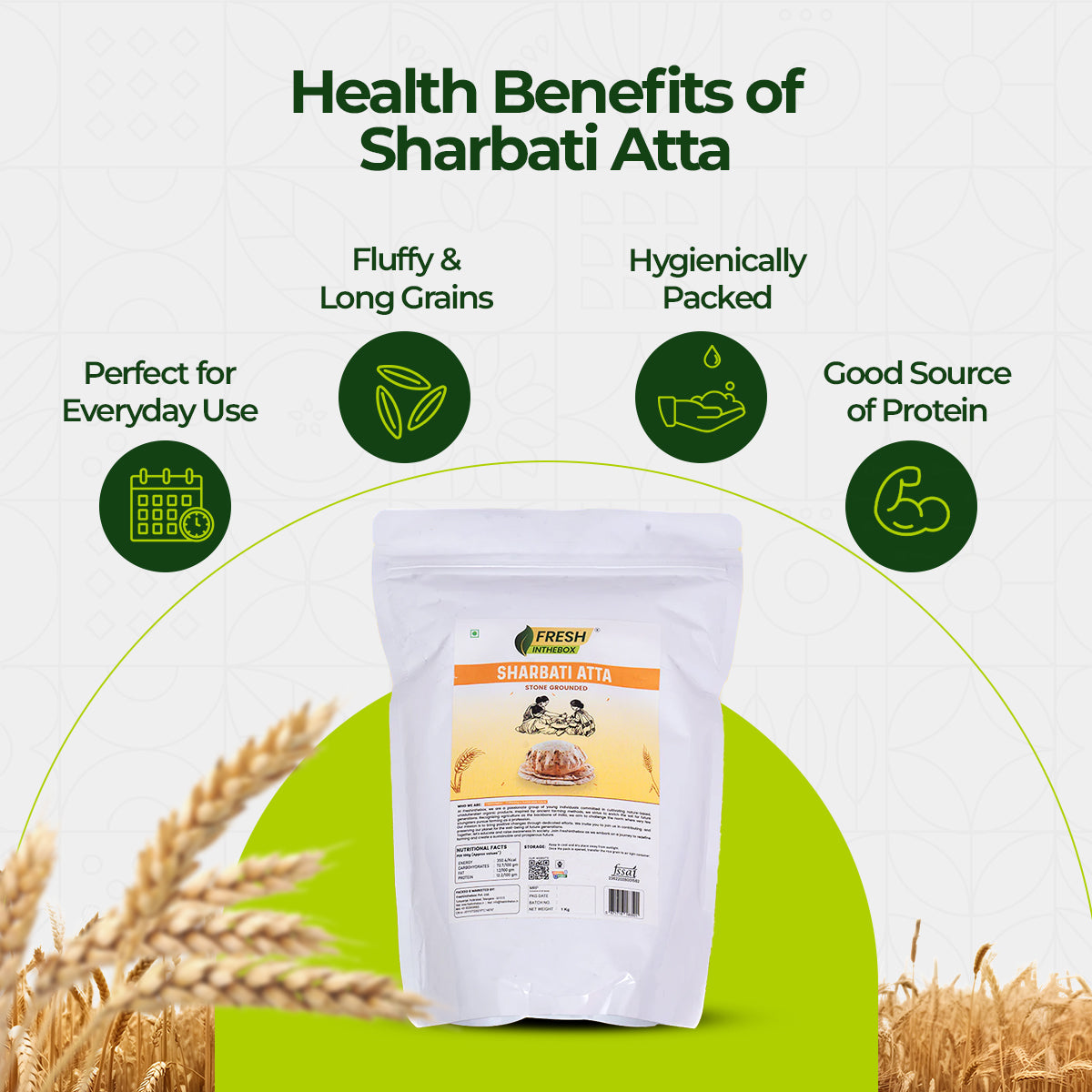 Sharbati Atta (Stone Grounded)