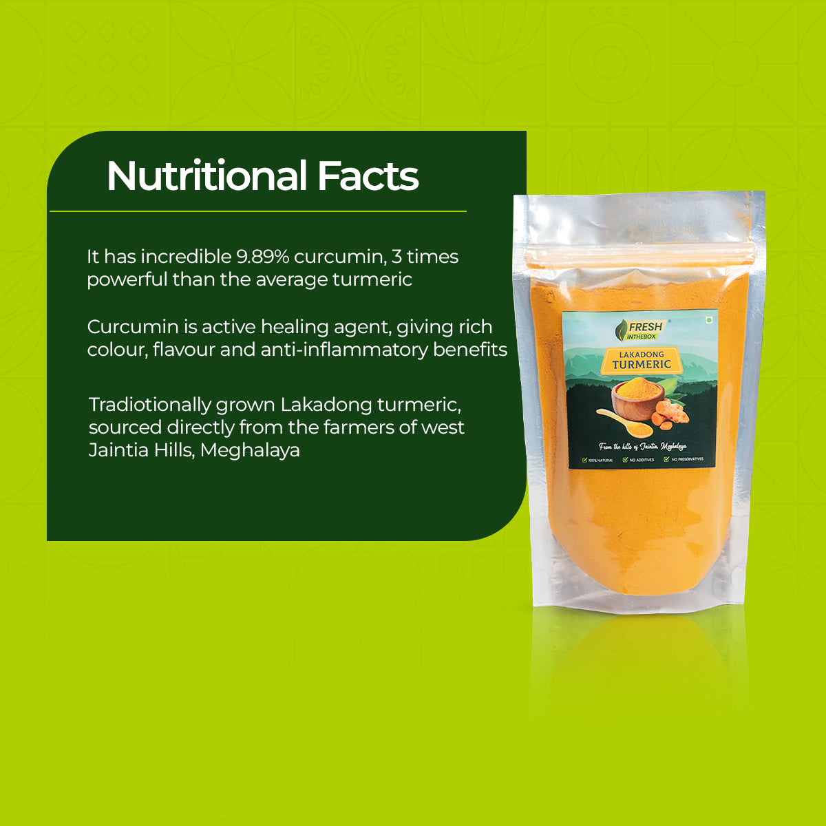 Pure Lakadong Turmeric Powder