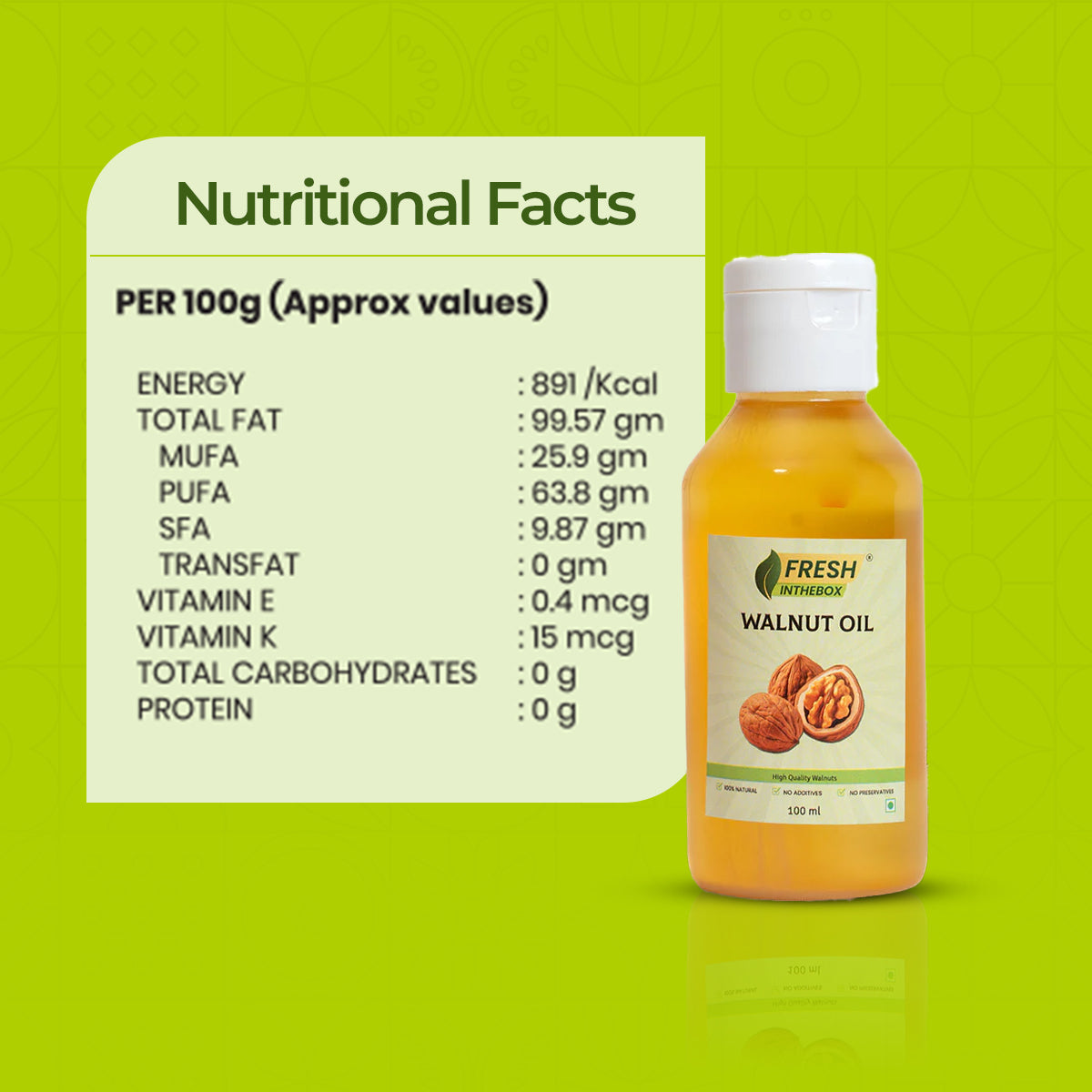 Organic Walnut Oil- Wood-Pressed