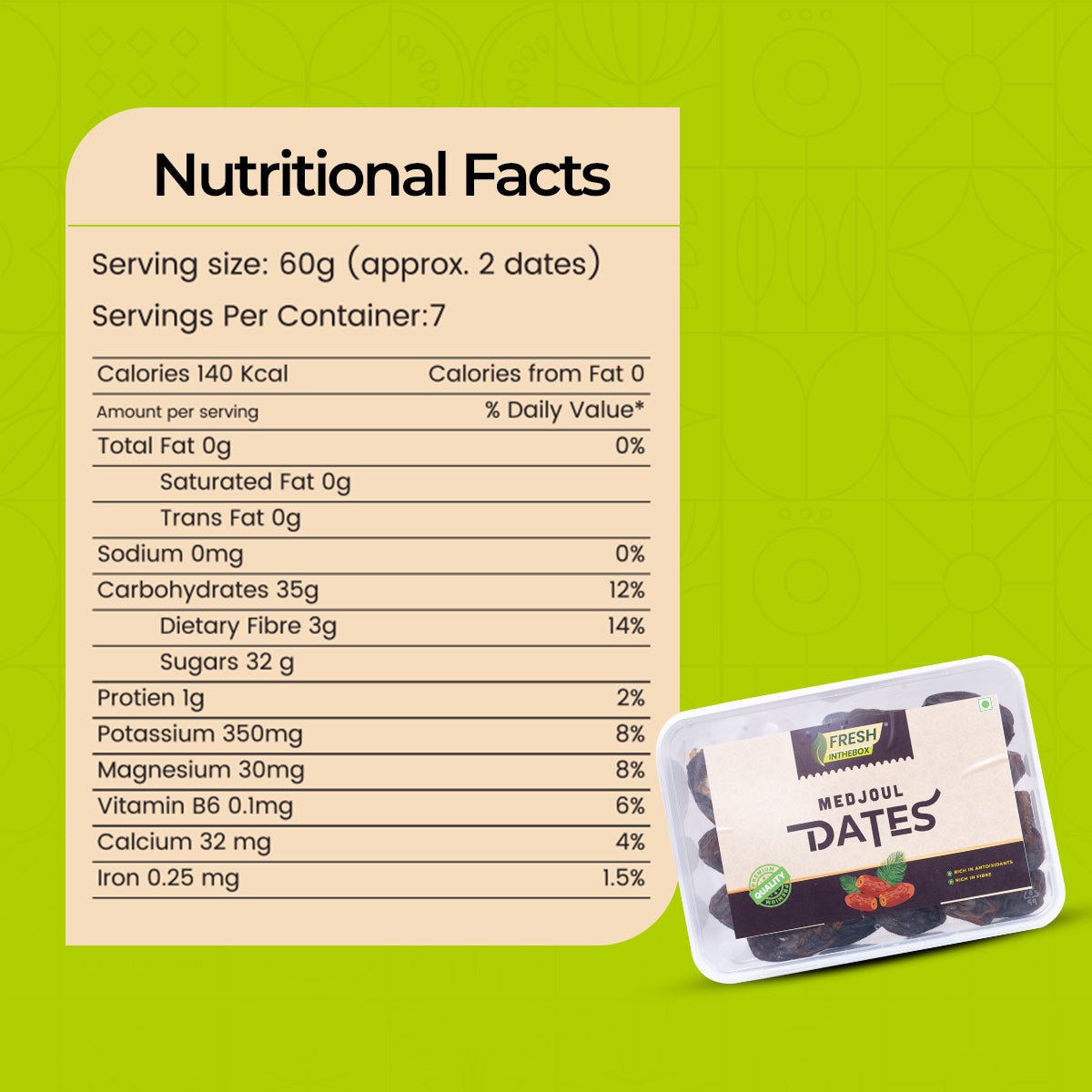 Delicious Medjoul Dates - FRESHINTHEBOX