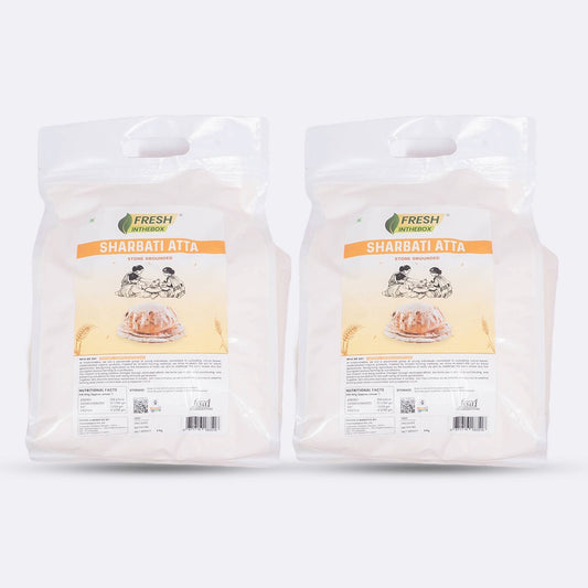 Sharbati Atta (Stone Grounded) - FRESHINTHEBOX