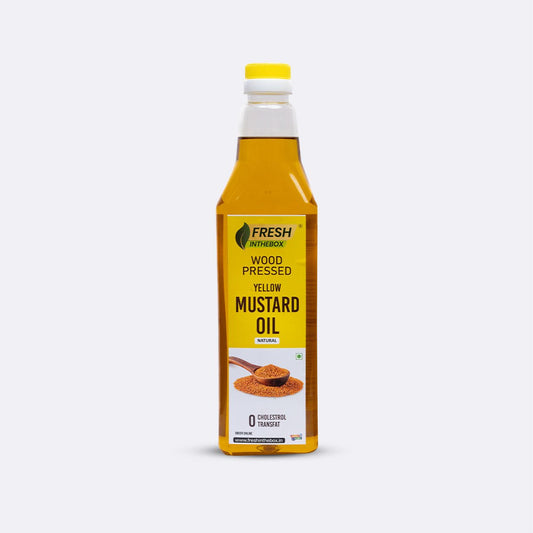 Wood - pressed Yellow Mustard Oil - FRESHINTHEBOX