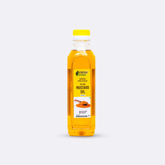 Wood - pressed Yellow Mustard Oil - FRESHINTHEBOX
