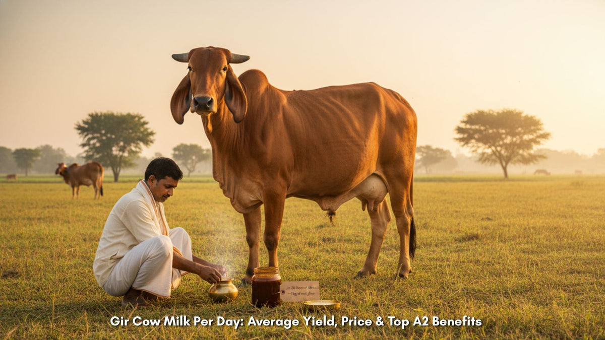 Gir Cow Milk Per Day