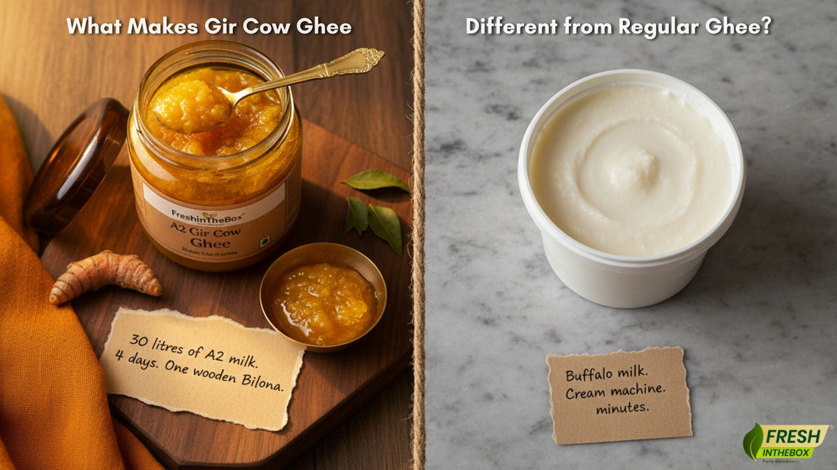 What Makes Gir Cow Ghee Different from Regular Ghee