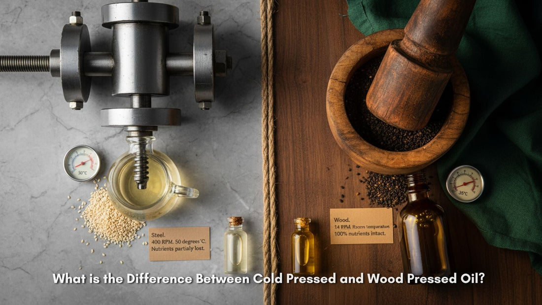 Difference Between Cold Pressed and Wood Pressed Oil