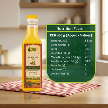 Wood-Pressed Groundnut Oil | The Golden Standard of Indian Kitchens