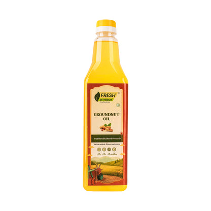 Wood-Pressed Groundnut Oil | The Golden Standard of Indian Kitchens