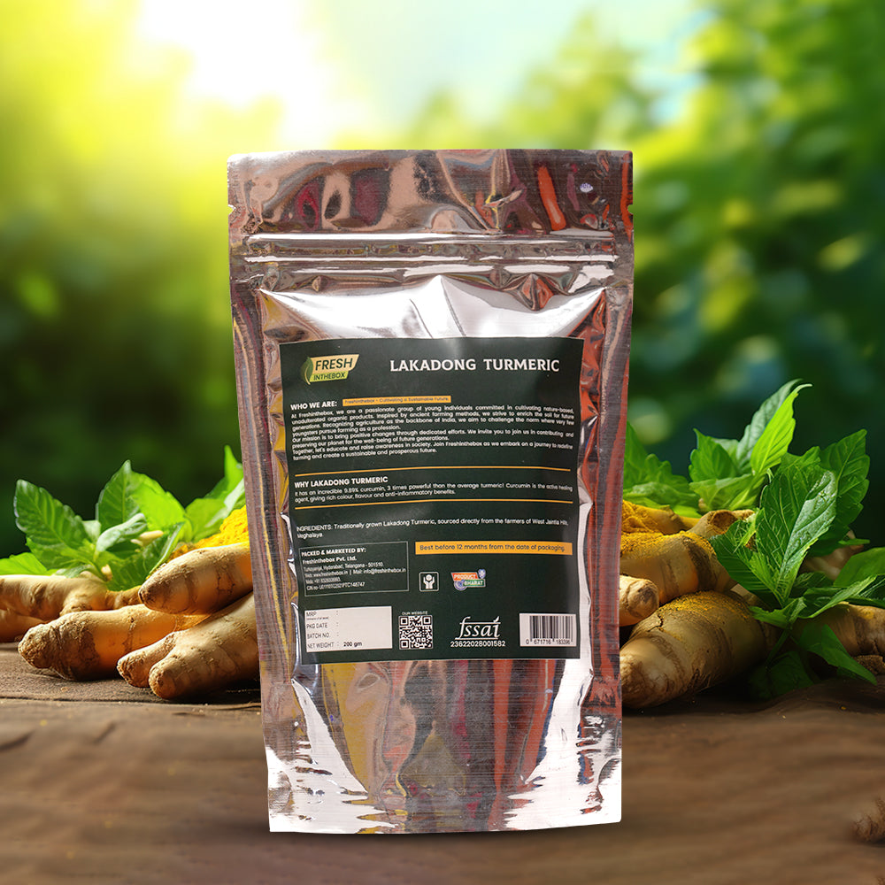 Pure Lakadong Turmeric Powder