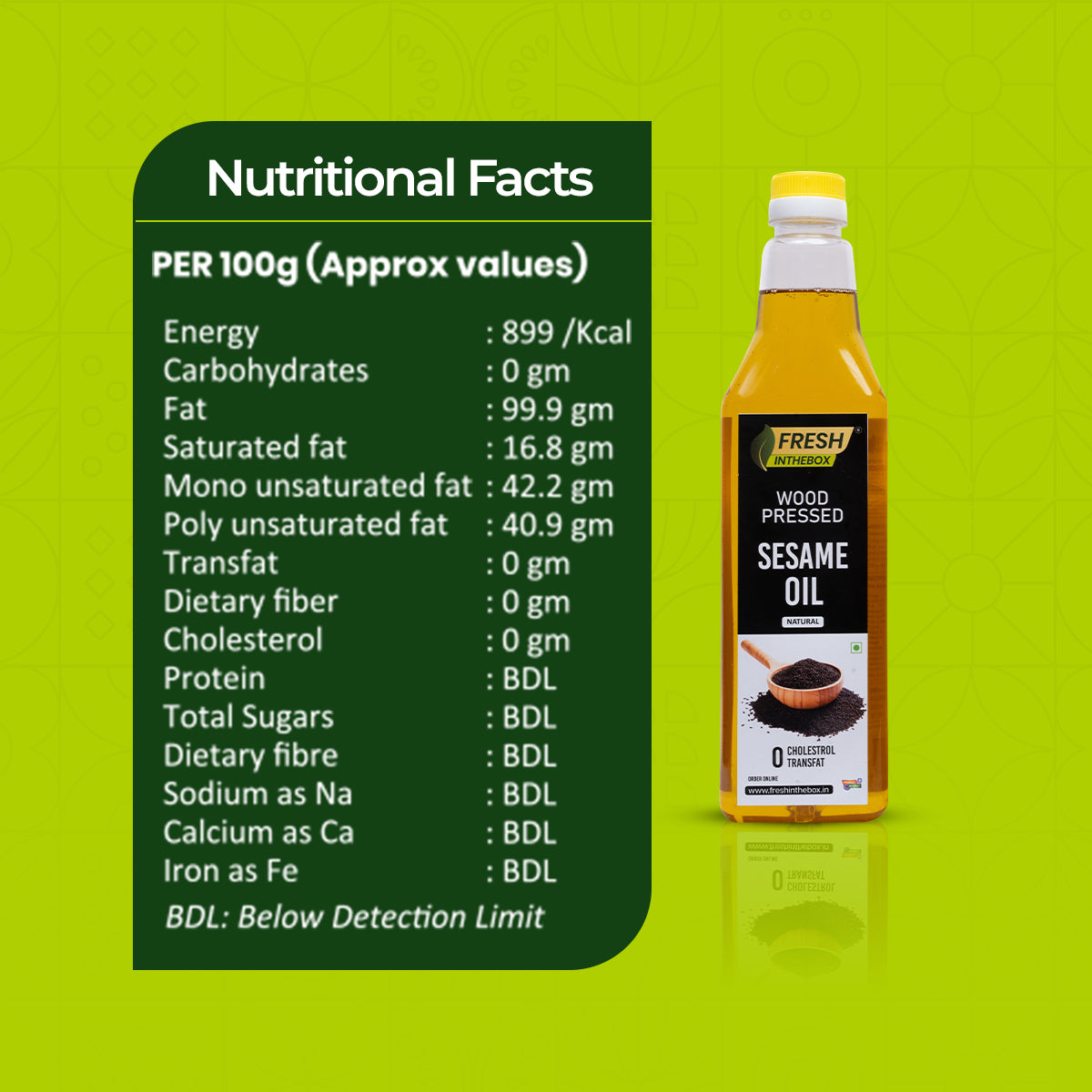 Wood-pressed Sesame Oil