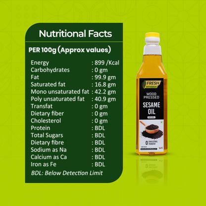 Wood-pressed Sesame Oil