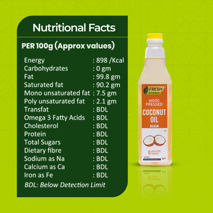 Wood-Pressed Coconut Oil